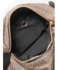 BORBONESE PRIVE Bolso de hombro tipo hobo OP / NATURAL / NEGRO - Bolsos Mujer - 4