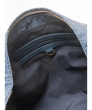 BORBONESE PLIE Bolso hobo mediano lapisl&aacute;zuli azul - Bolsos Mujer - 5