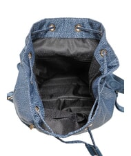 BORBONESE MEDIUM ECO LINE Mochila mediana de tela lapisl&aacute;zuli azul - Bolsos Mujer - 5