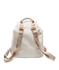 BORBONESE MEDIUM ECO LINE Mochila mediana de tela algod&oacute;n blanco - Bolsos Mujer - 2