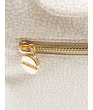 BORBONESE MEDIUM ECO LINE Mochila mediana de tela algod&oacute;n blanco - Bolsos Mujer - 3