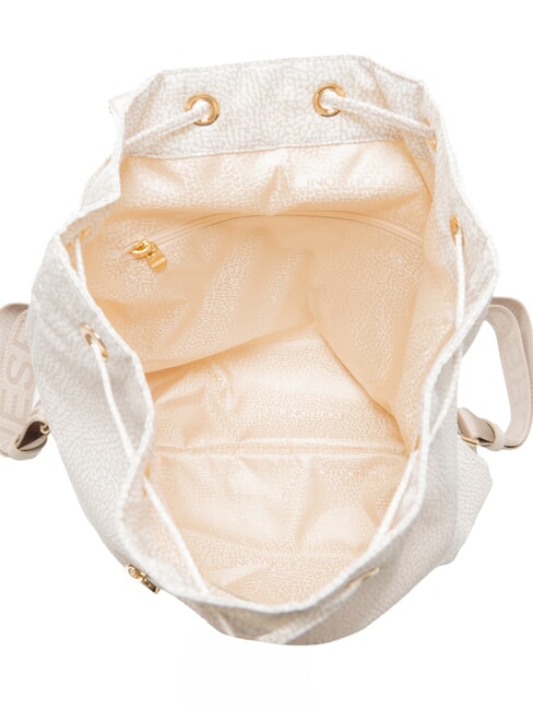 MEDIUM ECO LINE Mochila mediana de tela algod&oacute;n blanco - Bolsos Mujer