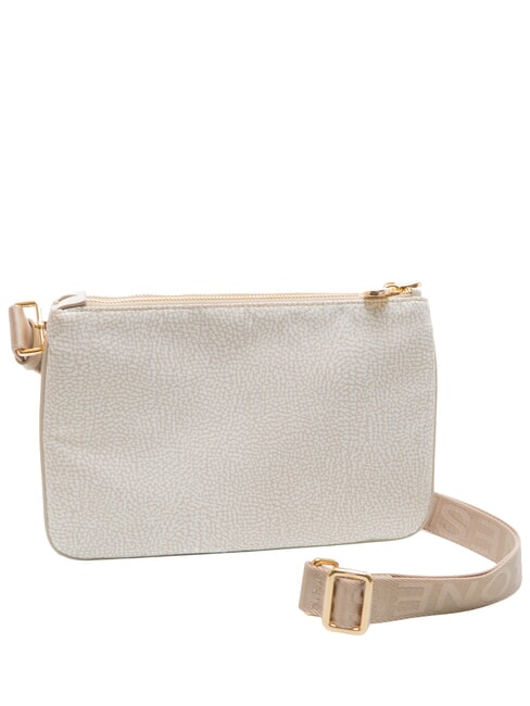 BORBONESO Bolso de hombro, peque&ntilde;o algod&oacute;n blanco - Bolsos Mujer