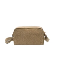 BORBONESE BORBONESO Mini bolso bandolera de tela aceituna - Bolsos Mujer - 4