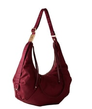 BORBONESE FOLD Bolsa de hombro merlot - Bolsos Mujer - 3