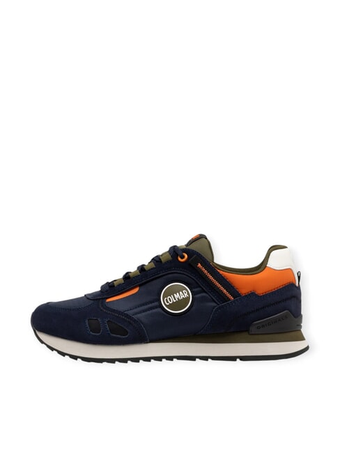 TRAVIS SPORT COLORS Zapatillas azul marino/militar/naranja - Zapatos Hombre