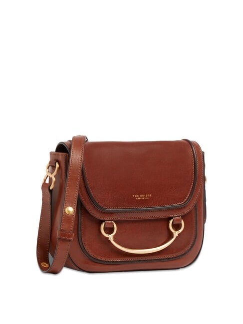 LUCE Mini bolso de hombro, en piel BROWN - Bolsos Mujer