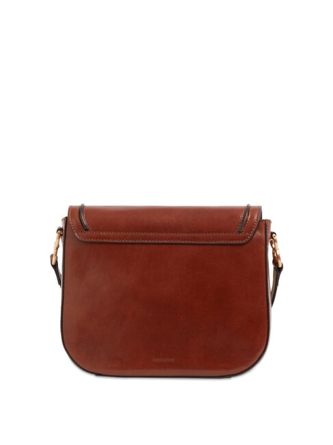 LUCE Mini bolso de hombro, en piel BROWN - Bolsos Mujer