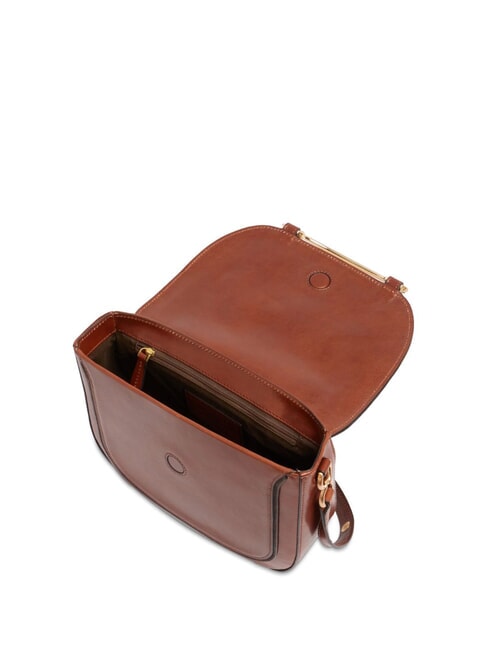 LUCE Mini bolso de hombro, en piel BROWN - Bolsos Mujer