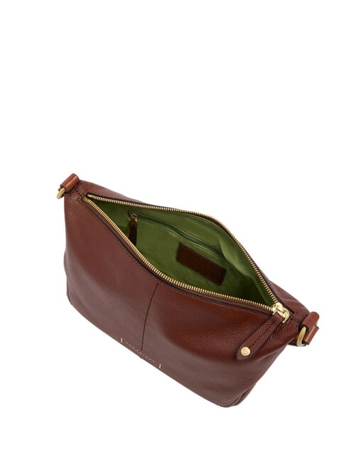 LETIZIA Bolso de hombro, piel BROWN - Bolsos Mujer