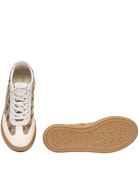 PARLET Zapatillas de deporte para mujer Beige / Marr&oacute;n - Zapatos Mujer