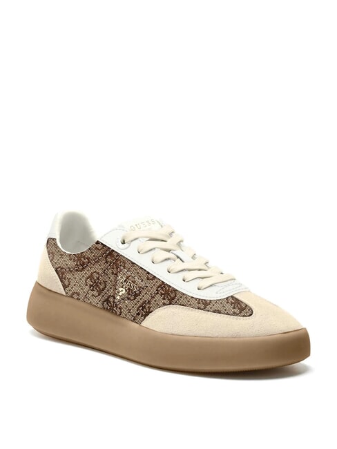 PARLET Zapatillas de deporte para mujer Beige / Marr&oacute;n - Zapatos Mujer
