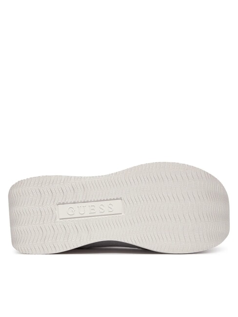 CAMRIO10 Zapatillas de cu&ntilde;a de 7 cm blanco - Zapatos Mujer