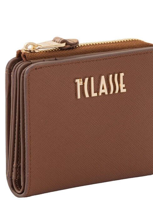 WINDY CITY Cartera peque&ntilde;a con cremallera casta&ntilde;a - Carteras Mujer