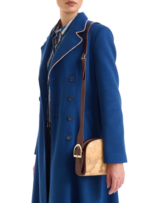 VALLEY GEO Mini bolso con bandolera caoba - Bolsos Mujer