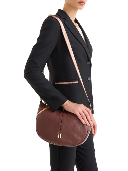 CASTLE Bolso de hombro, piel caoba - Bolsos Mujer