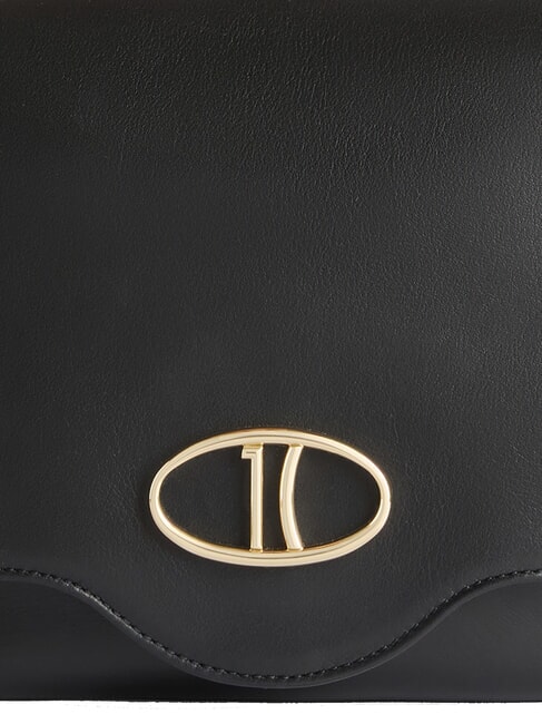 BRAVE MESSENGER Bolso de hombro de piel napa negro - Bolsos Mujer