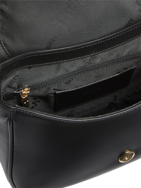 BRAVE MESSENGER Bolso de hombro de piel napa negro - Bolsos Mujer