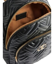 ALVIERO MARTINI PRIMA CLASSE MATELASSE Mochila de tejido efecto napa negro - Bolsos Mujer - 3