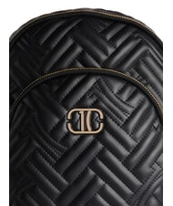 ALVIERO MARTINI PRIMA CLASSE MATELASSE Mochila de tejido efecto napa negro - Bolsos Mujer - 5