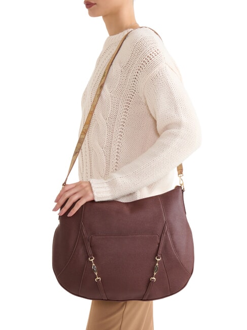 SCOTTISH CAVIAR Bolso de hombro, doble portabilidad caoba - Bolsos Mujer