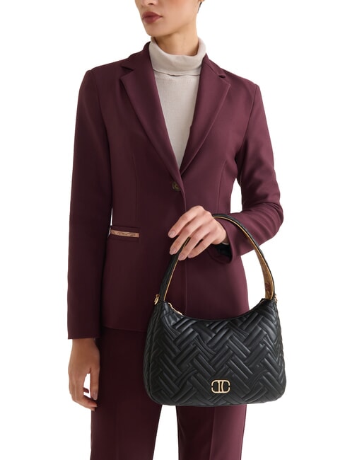 MATELASSE Bolso de hombro con correa para el hombro negro - Bolsos Mujer