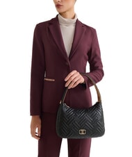 ALVIERO MARTINI PRIMA CLASSE MATELASSE Bolso de hombro con correa para el hombro negro - Bolsos Mujer - 2