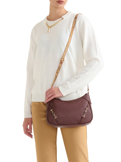 SCOTTISH CAVIAR Bolso de hombro ajustable caoba - Bolsos Mujer