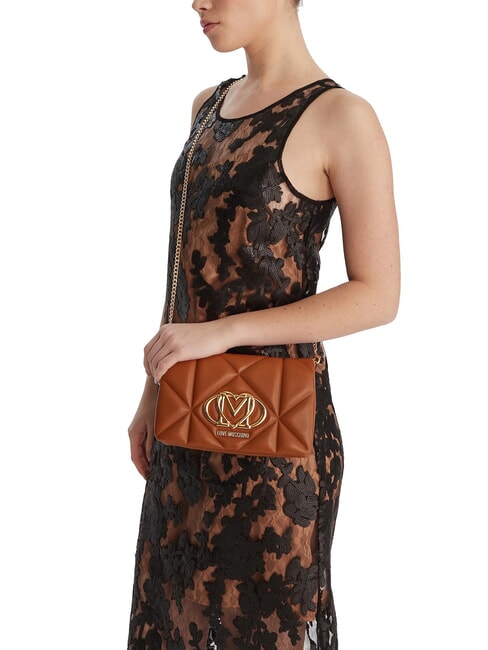 EMBOSSED Mini bolso de hombro CUERO - Bolsos Mujer