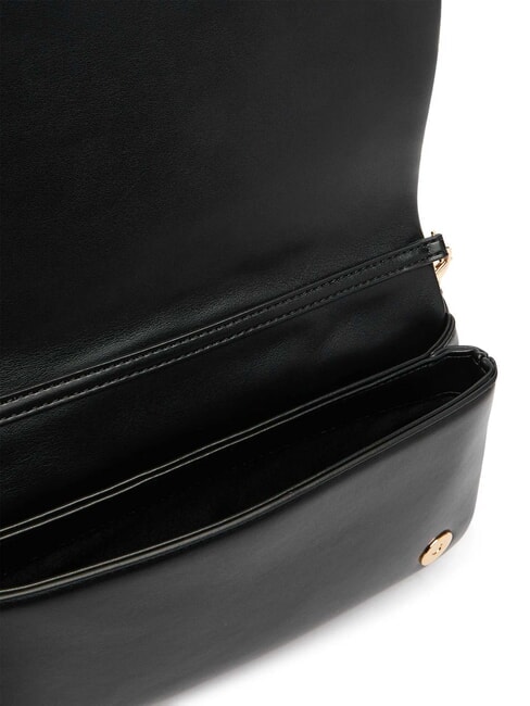 EMBOSSED Mini bolso de hombro negro - Bolsos Mujer