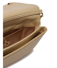 LOVE MOSCHINO EMBOSSED Mini bolso de hombro gris pardo - Bolsos Mujer - 3