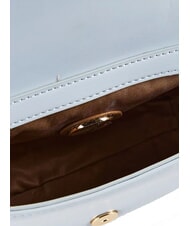 LOVE MOSCHINO BUBBLY LOVE Mini bolso de hombro azul claro - Bolsos Mujer - 3