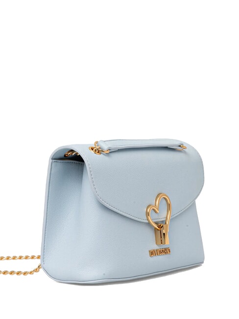 HEART TURNLOCK Bolso de hombro convertible azul claro - Bolsos Mujer