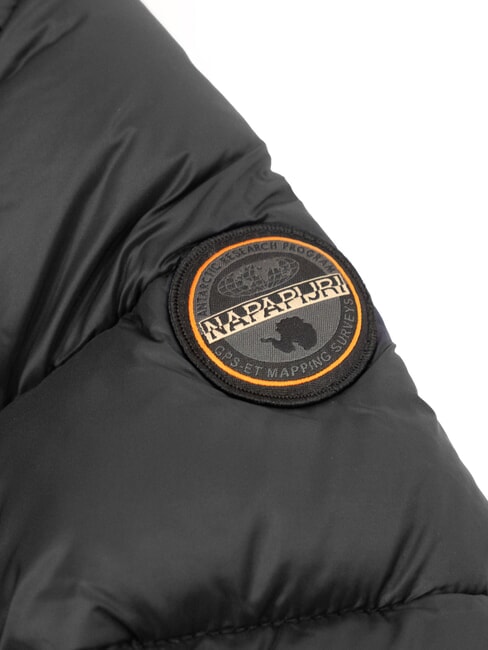 ALMA Chaqueta de plumas con capucha negro 041 - Chaquetas de plumas de mujer