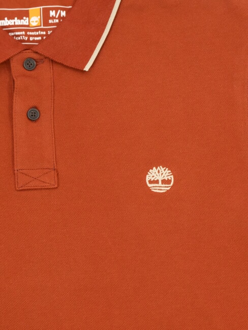 MILLERS RIVER Camisa polo de algod&oacute;n henna quemada - camisa polo