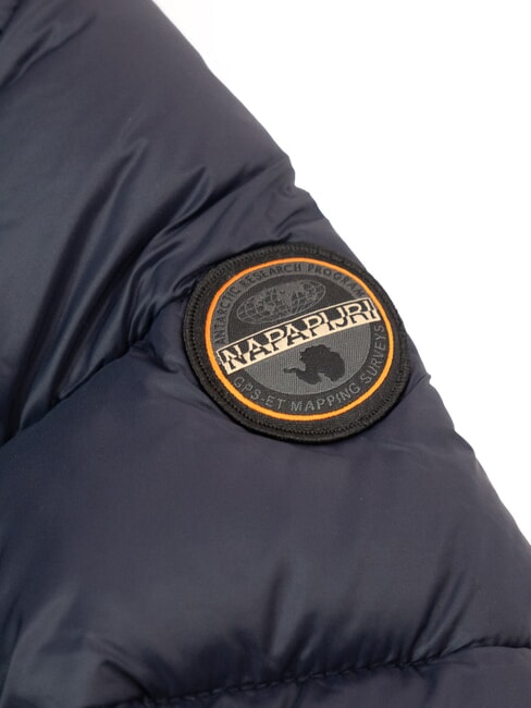 ALMA Chaqueta de plumas con capucha blu marine - Chaquetas de plumas de mujer