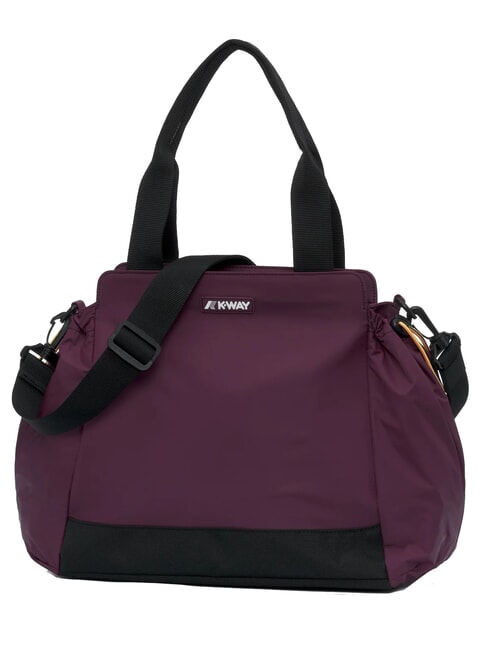 AISY Bolso de hombro, con correa para el hombro vino malva violeta - Bolsos Mujer
