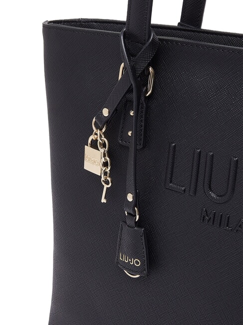 HALONA Bolso grande con dije NEGRO - Bolsos Mujer