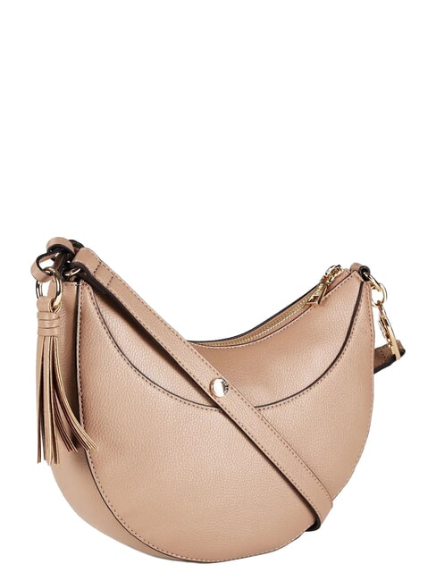 CIRRY Bolso de hombro mediano con charm moca - Bolsos Mujer
