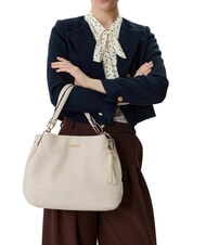 LIUJO CIRRY Bolso de hombro, doble asa crema - Bolsos Mujer - 2