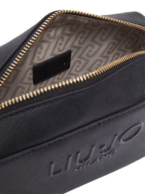 HALONA Bolso de hombro mediano con logotipo NEGRO - Bolsos Mujer