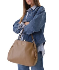 LIUJO CIRRY Bolso de hombro, doble asa moca - Bolsos Mujer - 2