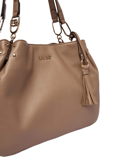 CIRRY Bolso de hombro, doble asa moca - Bolsos Mujer