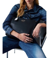 LIUJO RIDHI Bolso mediano con charm NEGRO - Bolsos Mujer - 7