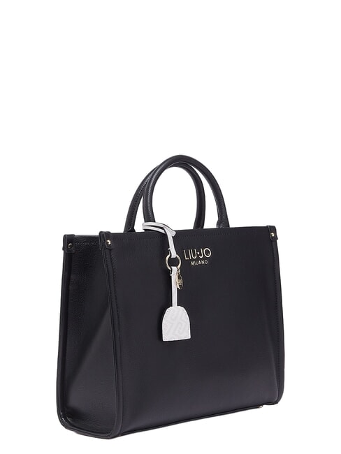 RIDHI Bolso mediano con charm NEGRO - Bolsos Mujer