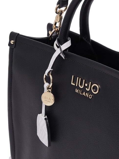 RIDHI Bolso mediano con charm NEGRO - Bolsos Mujer