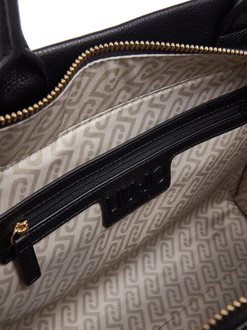 RIDHI Bolso mediano con charm NEGRO - Bolsos Mujer