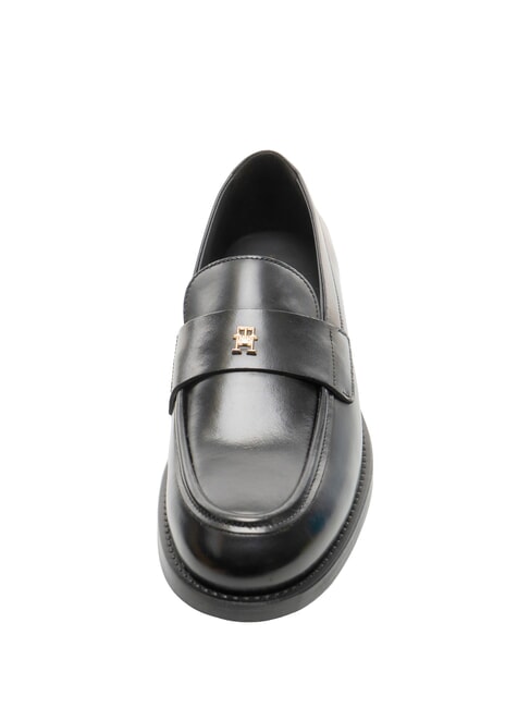 PARTY mocasines de cuero negro - Zapatos Mujer
