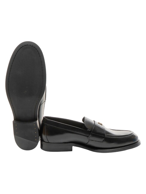 PARTY mocasines de cuero negro - Zapatos Mujer