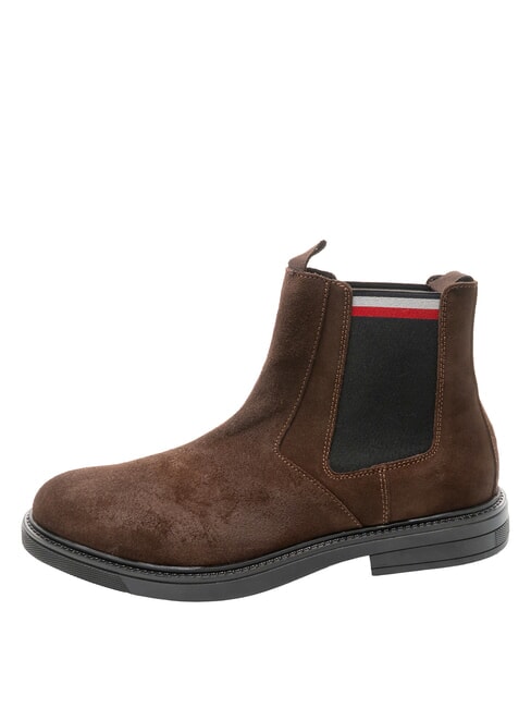 HILFIGER OUTDOOR Botines de ante marr&oacute;n - Zapatos Hombre